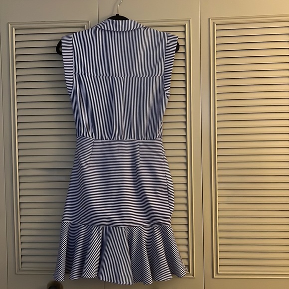 Romander Place blue  stripes button down shirt dress - Picture 5 of 6
